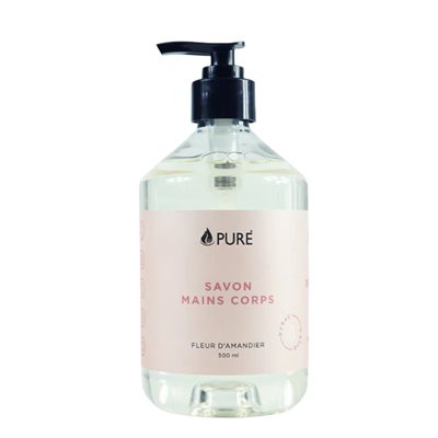 Pure Savon Mains & Corps Fleur d'Amandier 500ml