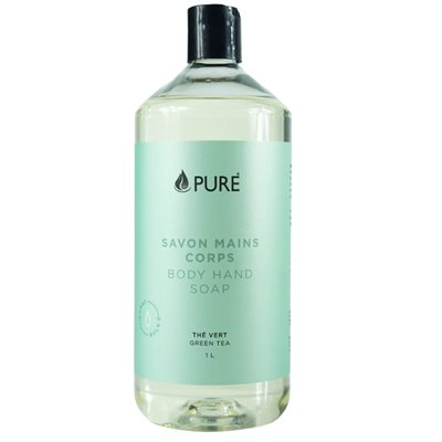 Pure Savon Mains & Corps Thé Vert 1L