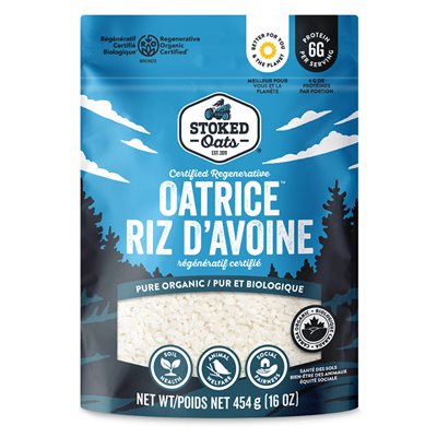Stoked Oats riz d'avoine pure regénératif bio 454g
