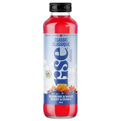Rise Kombucha Bio Bleuets Erable 414ml