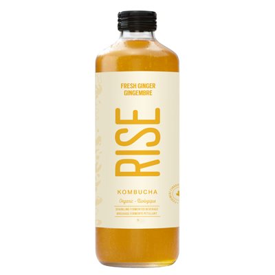 Rise Kombucha Bio Thé Blanc Gingembre 1L