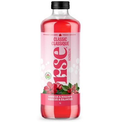 Rise Kombucha Bio Hibiscus Eglantier 1L