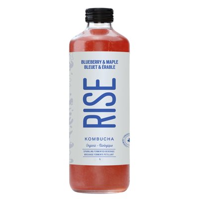 Rise Kombucha Organic Blueberry Maple 1L 