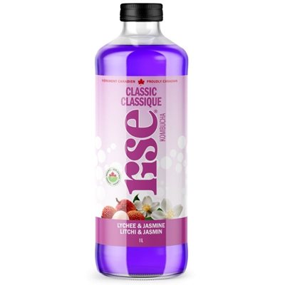 Rise Kombucha Bio Litchi Et Jasmin 1L