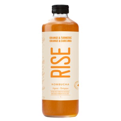 Rise Organic Orange & Turmeric Kombucha 1L 