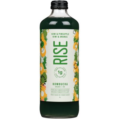 Rise Organic Kombucha Kiwi & Pineapple 1L 