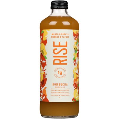 Rise Kombucha Bio Mangue & Papaye 1L