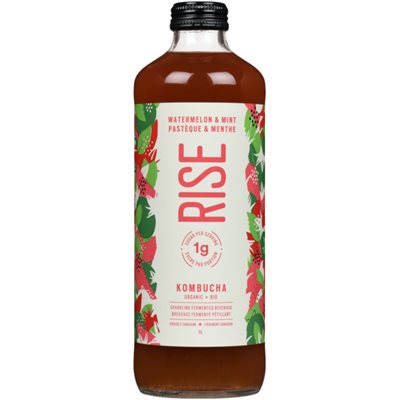 Rise Kombucha Organic Watermelon And Mint 1L 1L