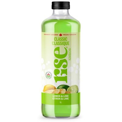 Rise Kombucha Bio Lime Et Matcha 1L