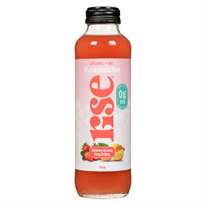 Rise Kombucha Strawberry & Lemon 414ml