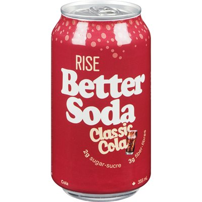 Rise Better Soda -Cola 355ml Rise Better Soda -Cola 355ml
