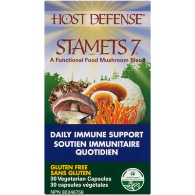 Host Defense Stamets 7 Support Immunitaire Quotidien 30 Capsules