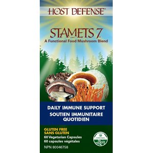 Host Defense Stamets 7 Support Immunitaire Quotidien 60 Capsules