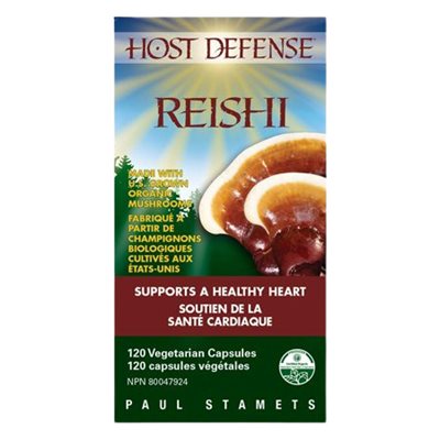 Host Defense Reishi Healthy Heart 120 Capsules 120 capsules