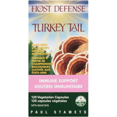 Host Defense Turkey Tail Immune Support 120 Capsules 120 capsules