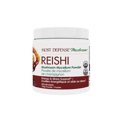 Host Defense Reishi poudre de mycéliumde champignon 100g