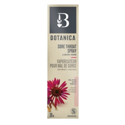 Botanica Vaporisateur pour Mal de Gorge 