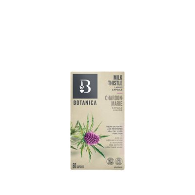 Botanica Organic Milk Thistle 60 Liquid Capsules 60 capsules