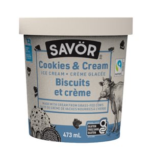 Savor cookies and cream ice cream 473ml
