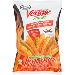 Sensible Portions Veggie Straws Screamin Hot 120g