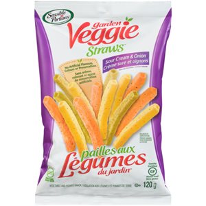 Sensible Portions Veggie Straws Sour Cream&Onion 120g