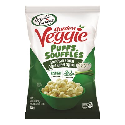 Sensible Portions Garden Veggie Soufflés Crème Sur Et Onion 106g Sensible Portions Garden Veggie Soufflés Crème Sur Et Onion 106g