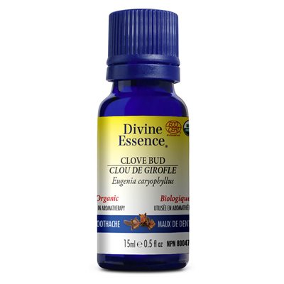 Divine Essence Clou de Girofle Huile Essentielle Biologique 15ml Divine Essence Clou de Girofle Huile Essentielle Biologique 15ml