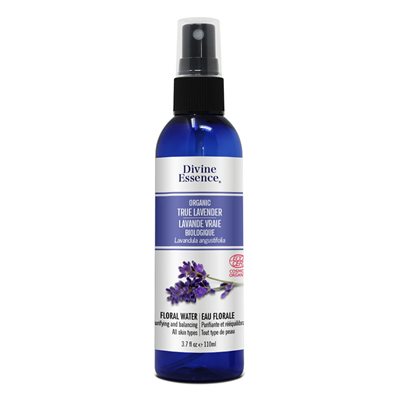 Divine Essence Eau Florale Lavande Vraie Biologique 110ml Divine Essence Eau Florale Lavande Vraie Biologique 110ml
