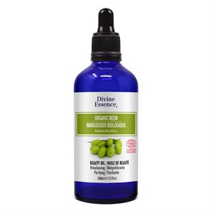 Divine Essence Neem 85% + Olive 15% Organic Beauty Oils 100ml