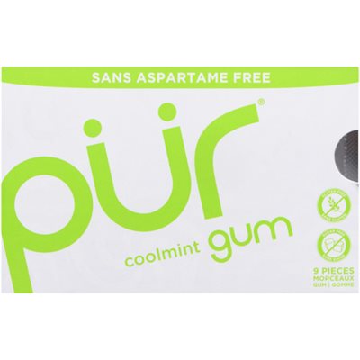 Pur Gomme à la Menthe Fraà®che 9 Morceaux