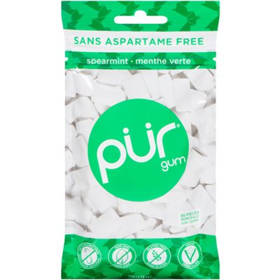 Pur Gum Spearmint 55 Pieces 77g