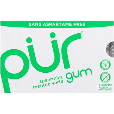 Pur Gomme à la Menthe Verte 9 Morceaux