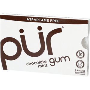 Pur Gum Chocolate Mint 9 Pieces 9un