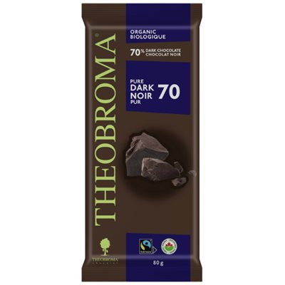 Theobroma Organic 70 % Dark Chocolate 80g