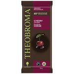 Theobroma Chocolat noir 60%  éclats de Cerise Biologique 