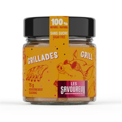 Les Savoureux Assaisonnement Grillades 75G