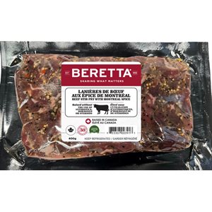 Beretta Grass fed Beef Stir Fry with Montreal Spice 400g