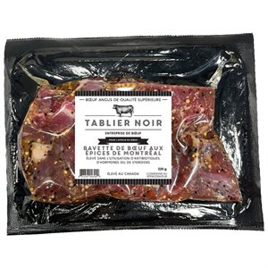 Tablier Noir Beef Bavette with Montreal Spices 220g