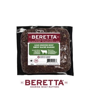 BOEUF HACHÉ ABF 100% NOURRI HERBES PAV 450GR