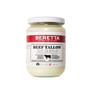 Beretta 100% Canadian Grass fed Beef Tallow 375ml