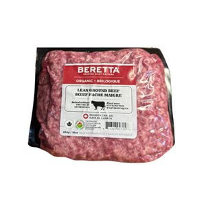 BOEUF HACHÉ MAIGRE BIO PAV 454GR
