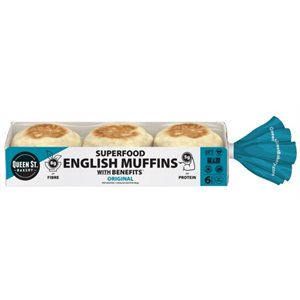 Queen Street Bakery English Muffins Original 6un / 432g