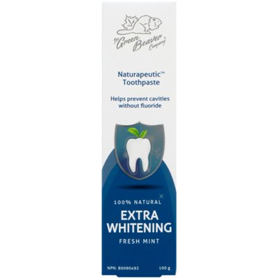 Green Beaver Naturapeutic Extra Whitening Toothpaste Fresh mint 100g