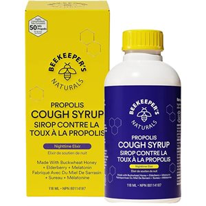 Beekeeper's Naturals Propolis Cough Syrup Nighttime 118ml