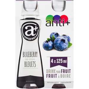 A+ Superfruit Drink Blueberry 4 x 125 ml 4X125ML