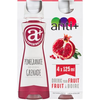 A+ Superfruit Boisson à la Grenade 4 x 125 ml