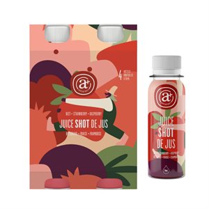 A+ Superfruits Shots De Jus Betterave Fraise Framboise 4x70ml