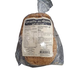 FOURNIL ANCESTRAL ORGANIC SPELT SESAME BREAD 500GR