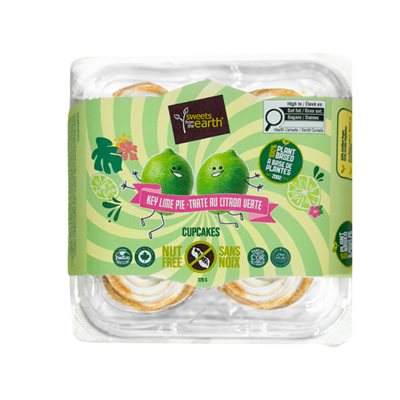 Sweets From The Earth Key Lime Pie Cupcake 4 Pack (320g)