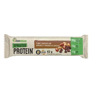 Iron Vegan Protein Bar Peanut Chocolate chip